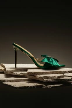 Emerald Shimmer And Shine Rhinestone Heels -Jluxlabel Shop ACCESSORIES APR32023 SHOES 59