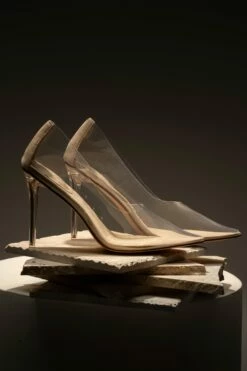 Glass Doll Clear Pumps -Jluxlabel Shop ACCESSORIES JUL192023 2