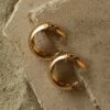 Gold Sheri Open Hoop Earrings 1 Gold Sheri Open Hoop Earrings -Jluxlabel Shop ACCESSORIES JUL192023 9