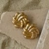 Gold Aliah Earrings 1 Gold Aliah Earrings -Jluxlabel Shop ACCESSORIES JUL32023 3