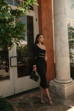 Noir Chase The Night One Shoulder Dress -Jluxlabel Shop CONTENTDAY AUG72023 35