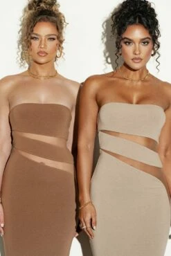 Pecan Unpredictable Midi Dress -Jluxlabel Shop FORMATION2022 P1 54 74b80b06 2b1c 49f1 a85f 899308ea611a