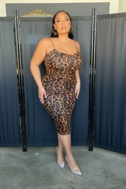 Leopard Vince Bodycon Dress