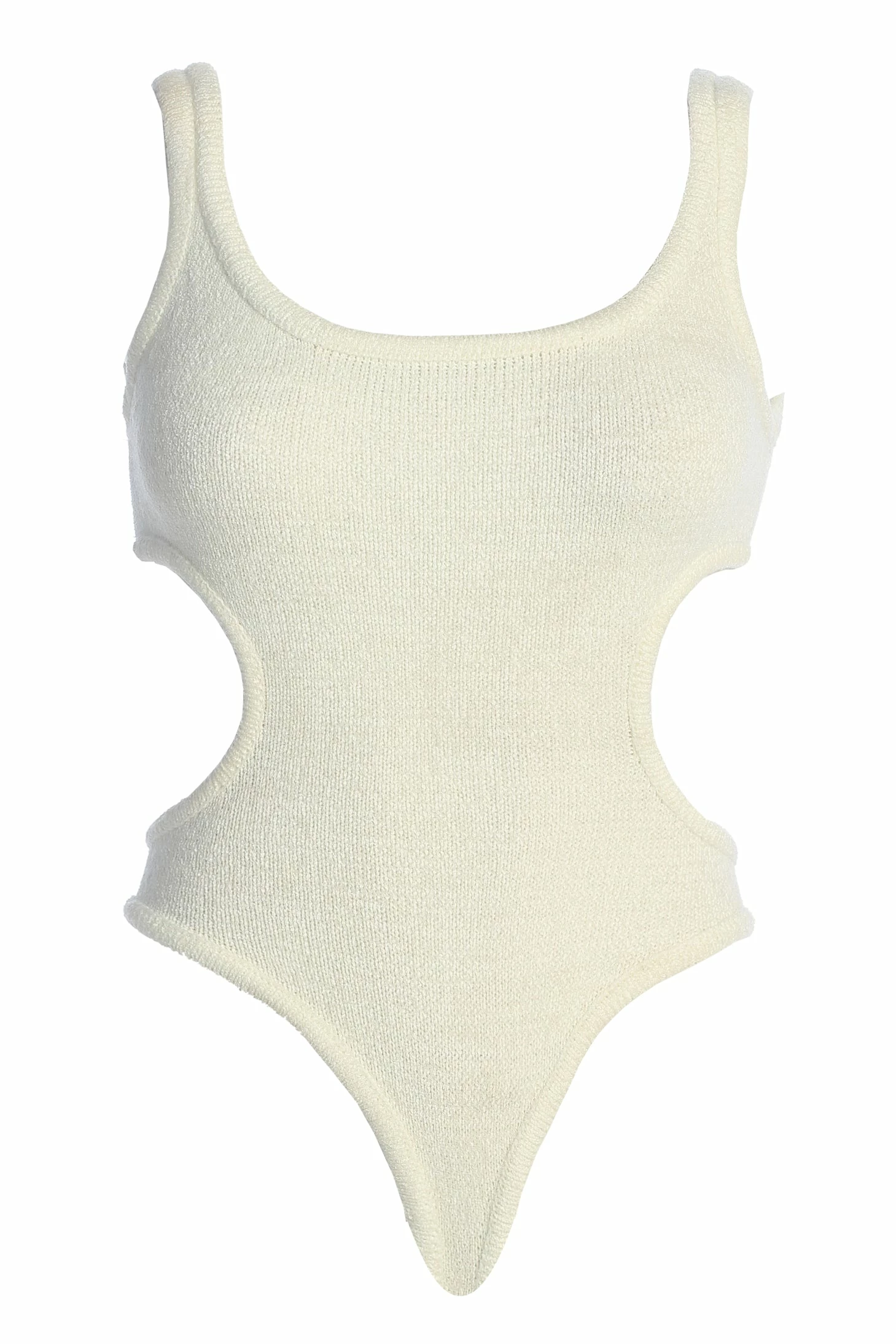 White Sunset Cut Out Bodysuit 4 White Sunset Cut Out Bodysuit - Image 2
