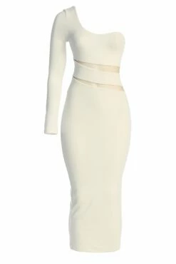 Ivory Chase The Night One Shoulder Dress -Jluxlabel Shop IMG 3656copy