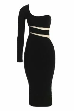 Noir Chase The Night One Shoulder Dress -Jluxlabel Shop IMG 3657copy