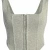 Grey More Than Friends Corset -Jluxlabel Shop IMG 4924copy