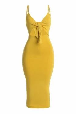 Yellow Soulmate Cut Out Dress -Jluxlabel Shop IMG 7081copy