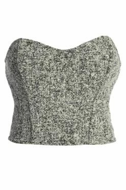 Lt. Grey All You Need Tweed Corset 19 Lt. Grey All You Need Tweed Corset -Jluxlabel Shop IMG 7483