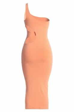 Peach Zuzanna Cutout Dress 16 Peach Zuzanna Cutout Dress -Jluxlabel Shop IMG 8047copy