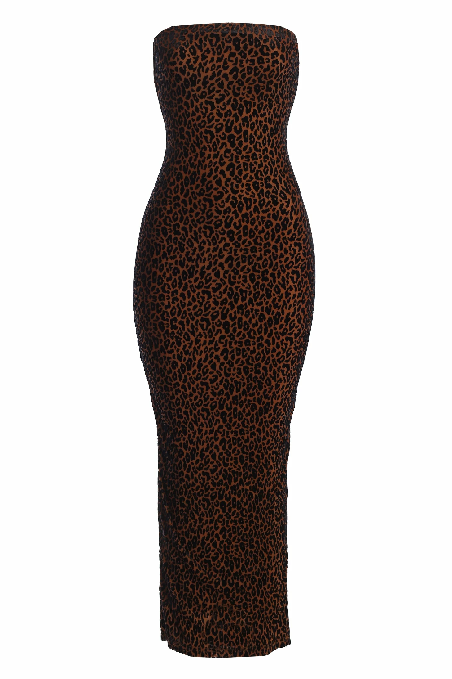 Pecan Leopard Midnight Hour Maxi Dress 3 Pecan Leopard Midnight Hour Maxi Dress