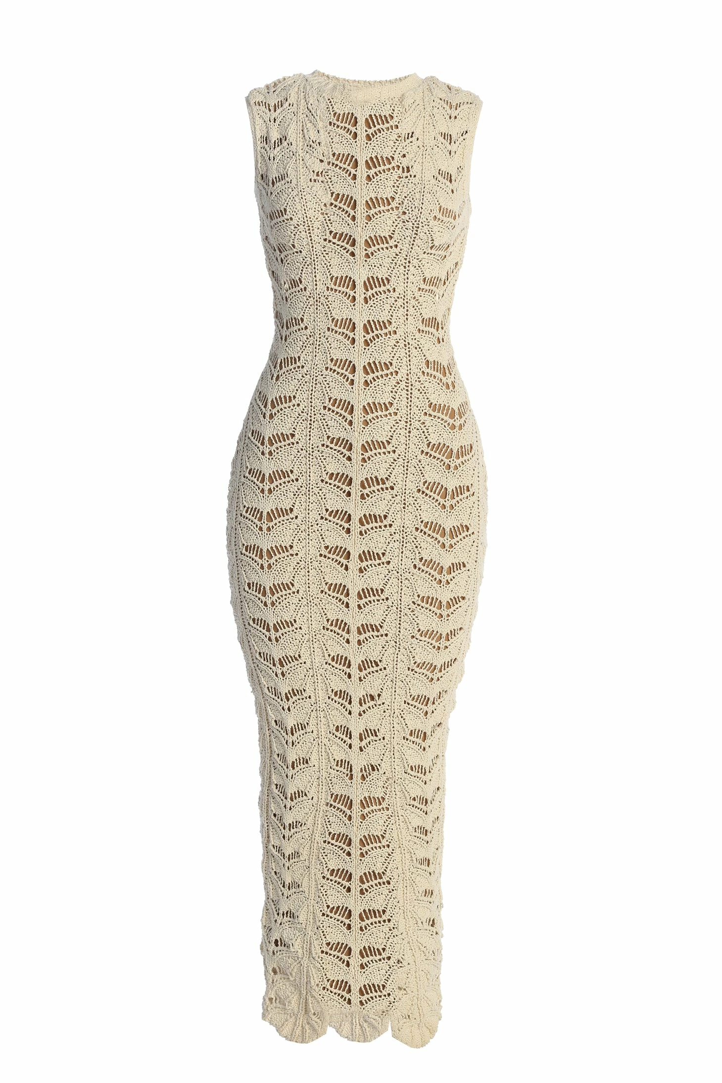 Buttercream Mykonos Crochet Midi Dress 4 Buttercream Mykonos Crochet Midi Dress - Image 2