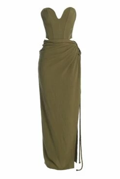 Olive Destination Linen Skirt Set 23 Olive Destination Linen Skirt Set -Jluxlabel Shop IMG 9440copy