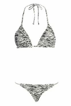 Black Arie Zebra Print 3-Piece Bikini Set -Jluxlabel Shop IMG 9751copy