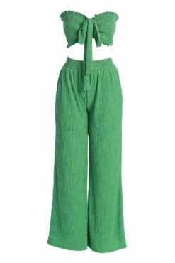Green Odessa Smocked Pant Set -Jluxlabel Shop IMG 9759copy