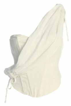 Ivory New Obsession Draped Top 18 Ivory New Obsession Draped Top -Jluxlabel Shop IMG 9809copy