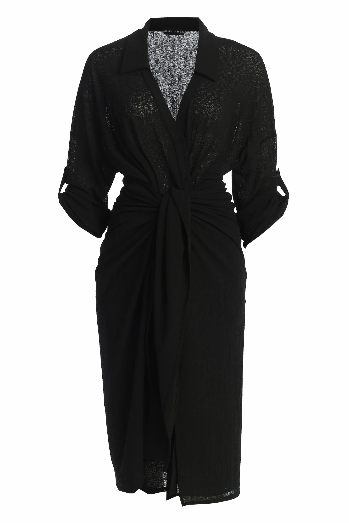 Black Sunlight Crinkled Mesh Skirt Set 4 Black Sunlight Crinkled Mesh Skirt Set - Image 2