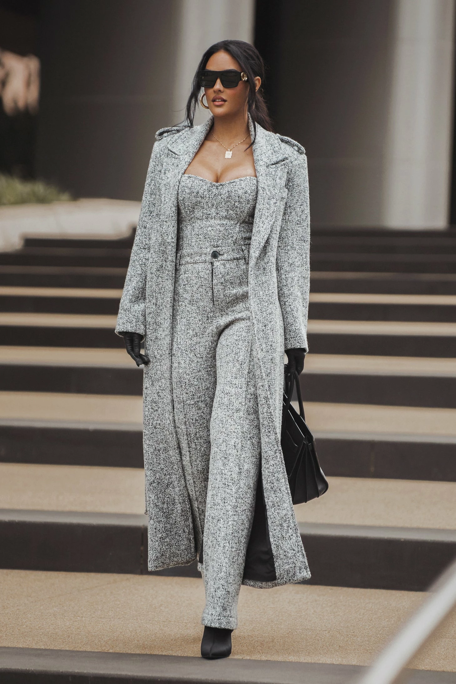 Lt. Grey All You Need Tweed Corset 16 Lt. Grey All You Need Tweed Corset - Image 14