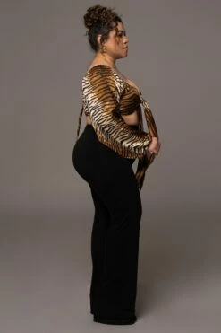 Tiger Behati Front Tie Top -Jluxlabel Shop JLUXWOMAN2023 61