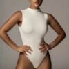Jluxbasix Ivory Ciela High Neck Bodysuit 2 Jluxbasix Ivory Ciela High Neck Bodysuit -Jluxlabel Shop PRODUCT 8 4 20 1411