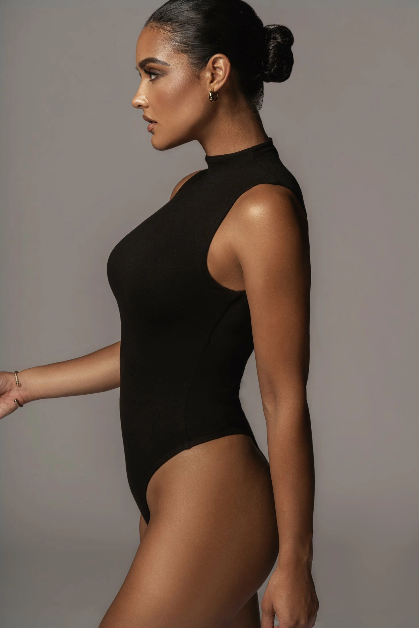 Jluxbasix Black Ciela High Neck Bodysuit 10 Jluxbasix Black Ciela High Neck Bodysuit - Image 8