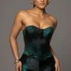 Green Stay The Night Corset 2 Green Stay The Night Corset -Jluxlabel Shop PRODUCT APR112023 75