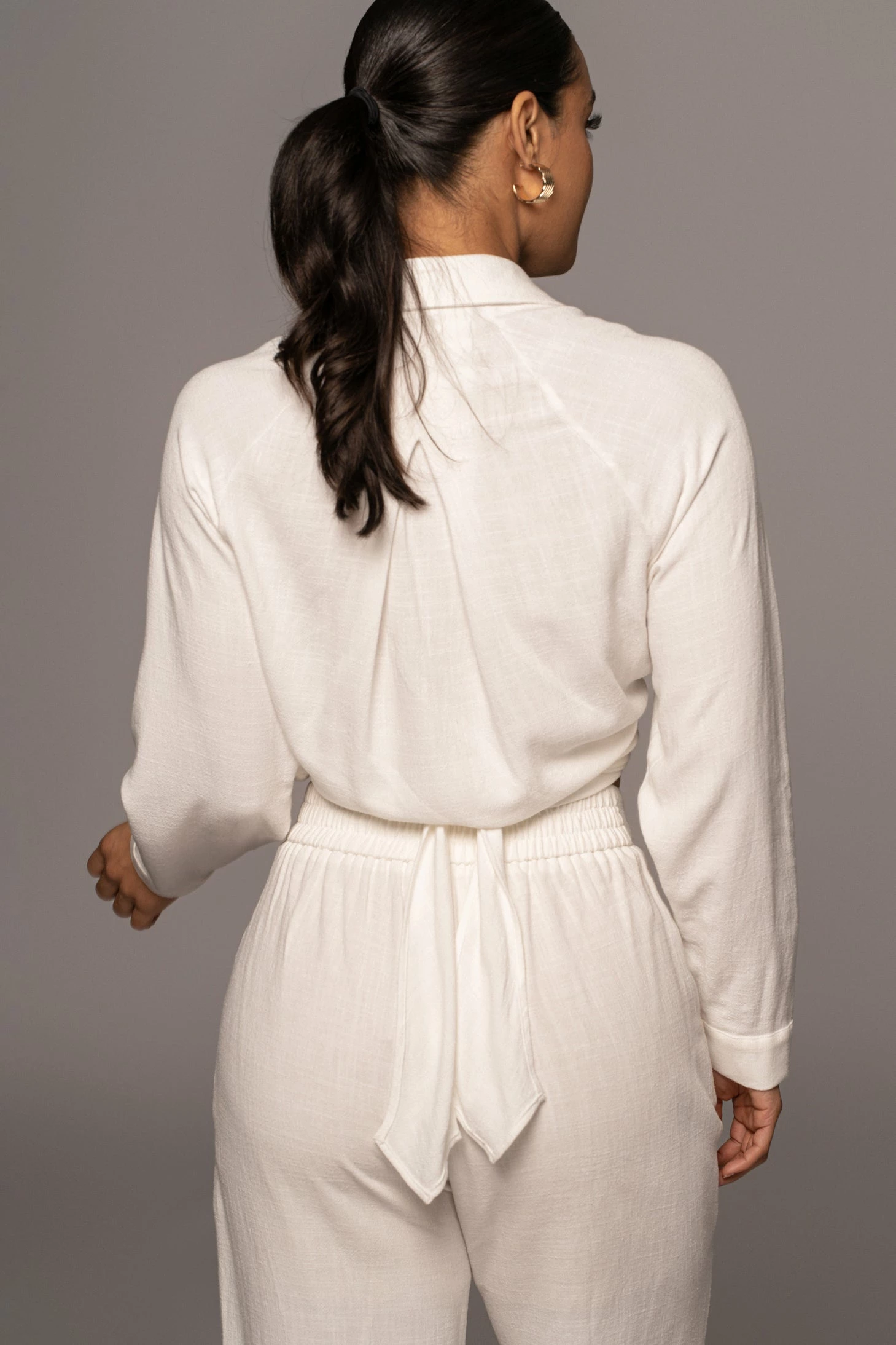 Ivory Soho Front Tied Woven Top 22 Ivory Soho Front Tied Woven Top - Image 20