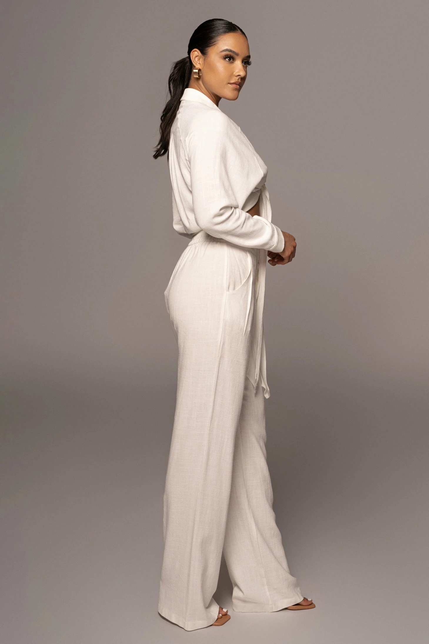 Ivory Soho Front Tied Woven Top 20 Ivory Soho Front Tied Woven Top - Image 18