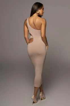 Beige Zuzanna Cutout Dress 19 Beige Zuzanna Cutout Dress -Jluxlabel Shop PRODUCT AUG102022 29