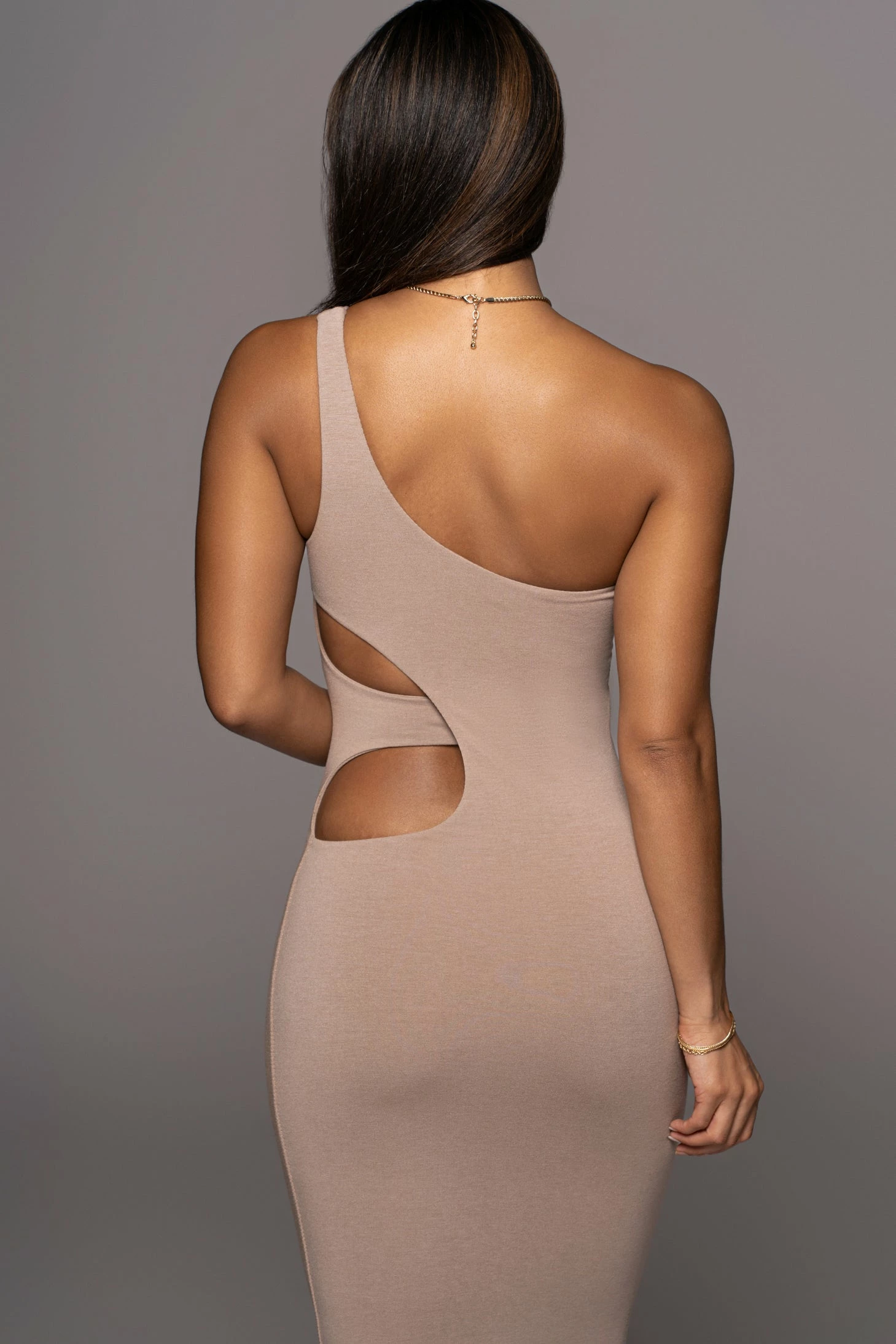 Beige Zuzanna Cutout Dress 3 Beige Zuzanna Cutout Dress