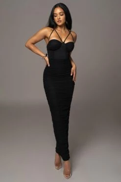 Black Elite Mesh Maxi Dress 15 Black Elite Mesh Maxi Dress -Jluxlabel Shop PRODUCT AUG152023 ASAP 2