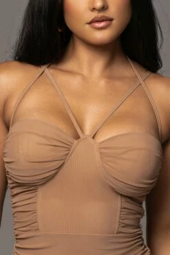 Tan Elite Mesh Maxi Dress 14 Tan Elite Mesh Maxi Dress -Jluxlabel Shop PRODUCT AUG152023 ASAP 31