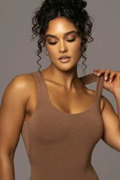 Pecan Brianne Cutout Bodysuit -Jluxlabel Shop PRODUCT DEC12022 ASAP 32