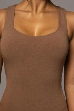 Pecan Brianne Cutout Bodysuit -Jluxlabel Shop PRODUCT DEC12022 ASAP 33