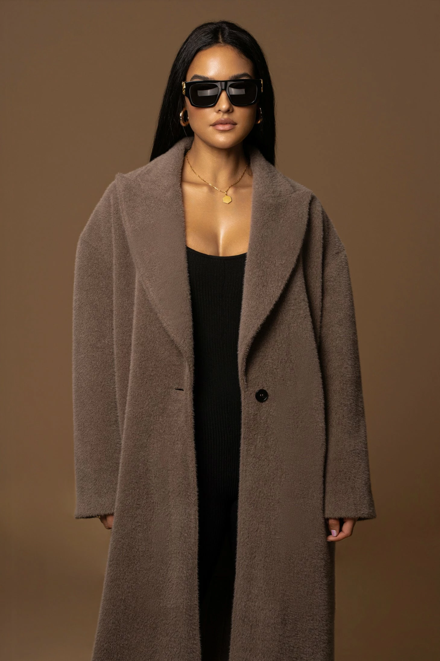 Acorn Chelsie Longline Coat 9 Acorn Chelsie Longline Coat - Image 7