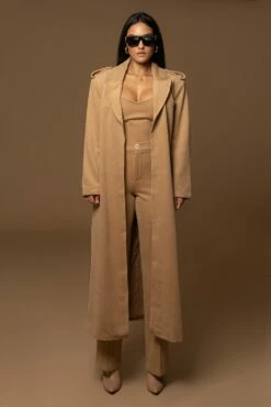Camel Savannah Belted Wool Coat -Jluxlabel Shop PRODUCT DEC122022 WINTER 20 f58a843e 765e 4165 b997 f151e7513f9e