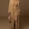 Camel Savannah Belted Wool Coat
