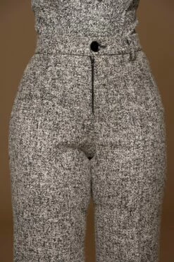 Lt. Grey Stay Sharp Tweed Trouser 39 Lt. Grey Stay Sharp Tweed Trouser -Jluxlabel Shop PRODUCT DEC302022 WINTER 49