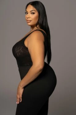 Noir Mesh Essentials Tank Bodysuit Undergarment 28 Noir Mesh Essentials Tank Bodysuit Undergarment -Jluxlabel Shop PRODUCT DEC32021 168