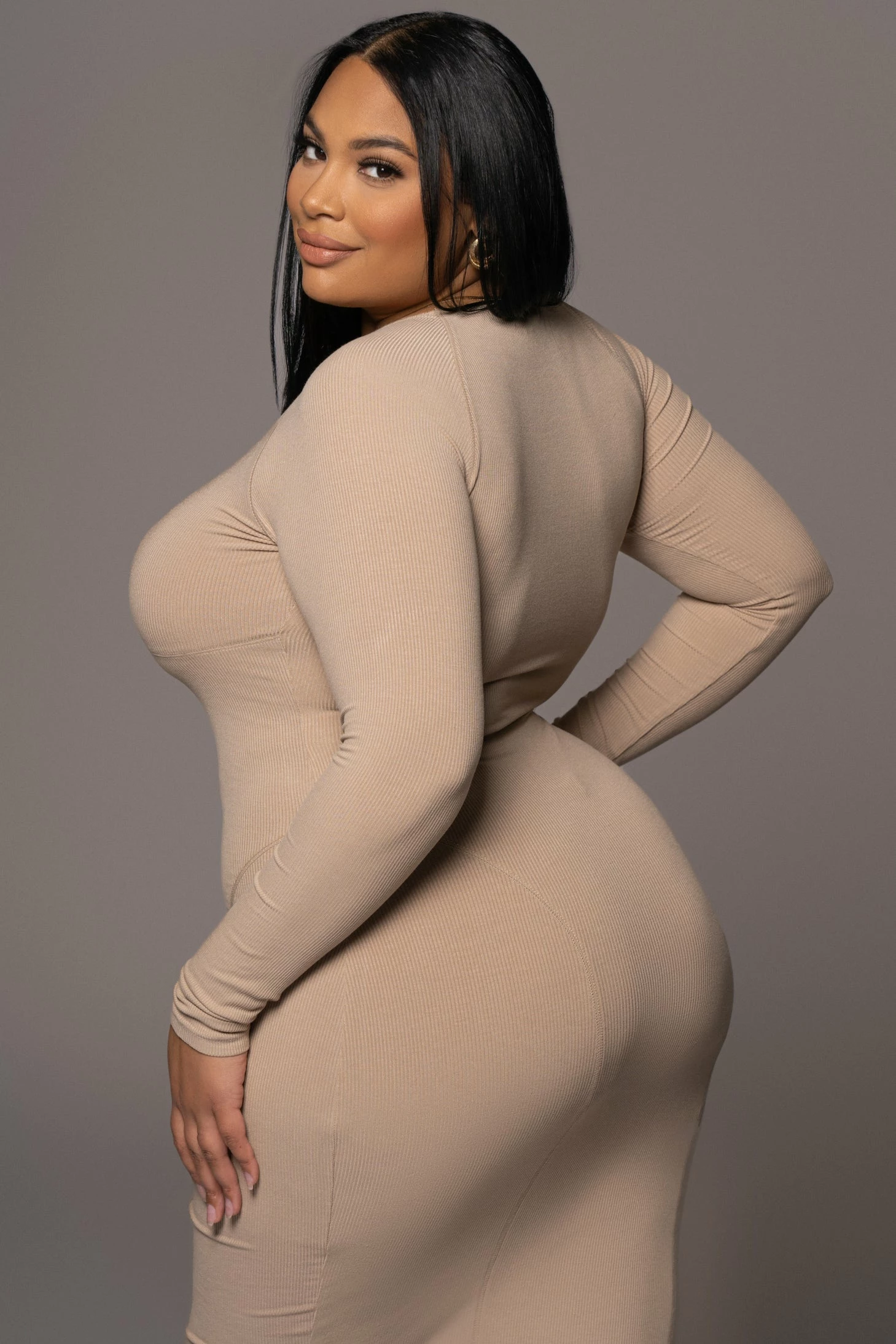 Beige High Expectations Midi Dress 14 Beige High Expectations Midi Dress - Image 12