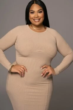 Beige High Expectations Midi Dress 19 Beige High Expectations Midi Dress -Jluxlabel Shop PRODUCT DEC32021 213