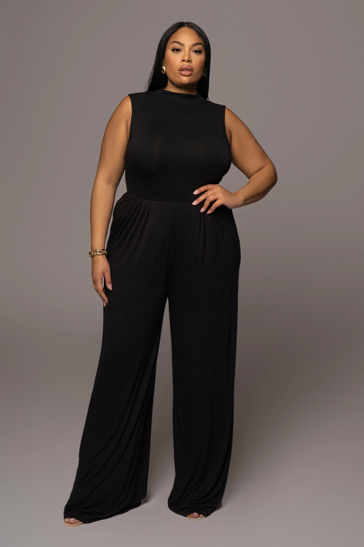 Jluxbasix Black Devyn Wide Leg Pants 5 Jluxbasix Black Devyn Wide Leg Pants - Image 3