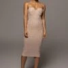 Beige Shades Of You Bustier Dress