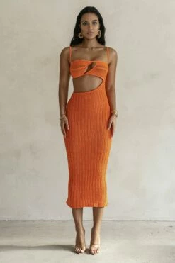 Orange Coastal Escape Dress 15 Orange Coastal Escape Dress -Jluxlabel Shop PRODUCT FEB132023 CROCHET 12