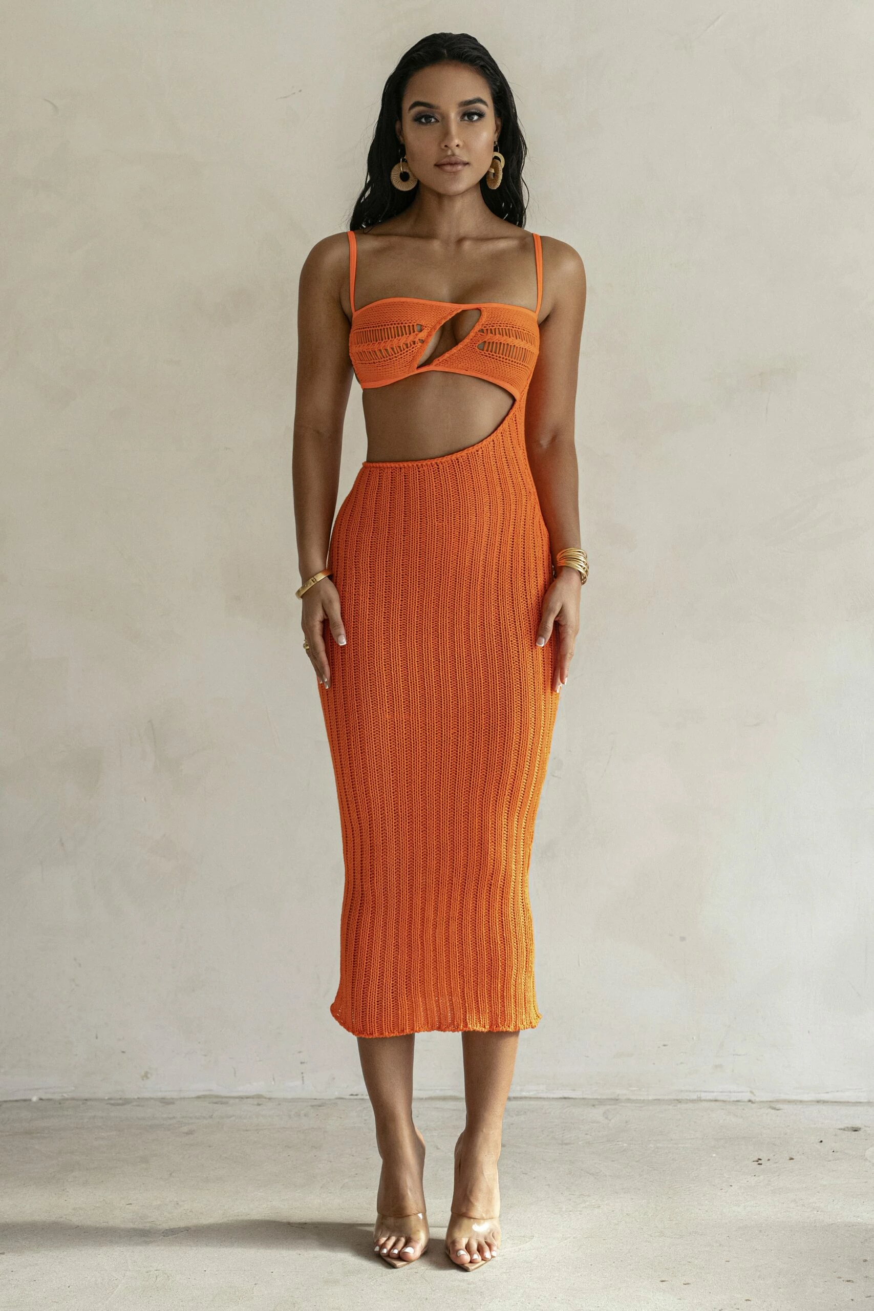 Orange Coastal Escape Dress 5 Orange Coastal Escape Dress - Image 3