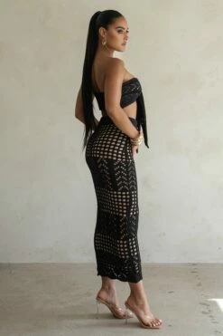 Black Caribbean Skies Skirt Set -Jluxlabel Shop PRODUCT FEB282023 CROCHET2 223