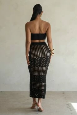 Black Caribbean Skies Skirt Set -Jluxlabel Shop PRODUCT FEB282023 CROCHET2 224