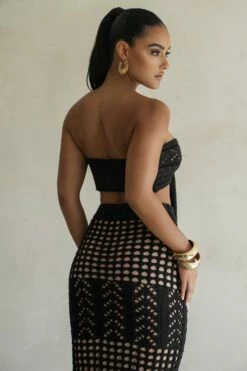 Black Caribbean Skies Skirt Set -Jluxlabel Shop PRODUCT FEB282023 CROCHET2 225