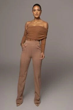 Pecan Sheer Perfection Bodysuit -Jluxlabel Shop PRODUCT JAN102022 44