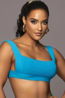 Blue Nikole Ribbed Skirt Set 20 Blue Nikole Ribbed Skirt Set -Jluxlabel Shop PRODUCT JAN192023 62 1